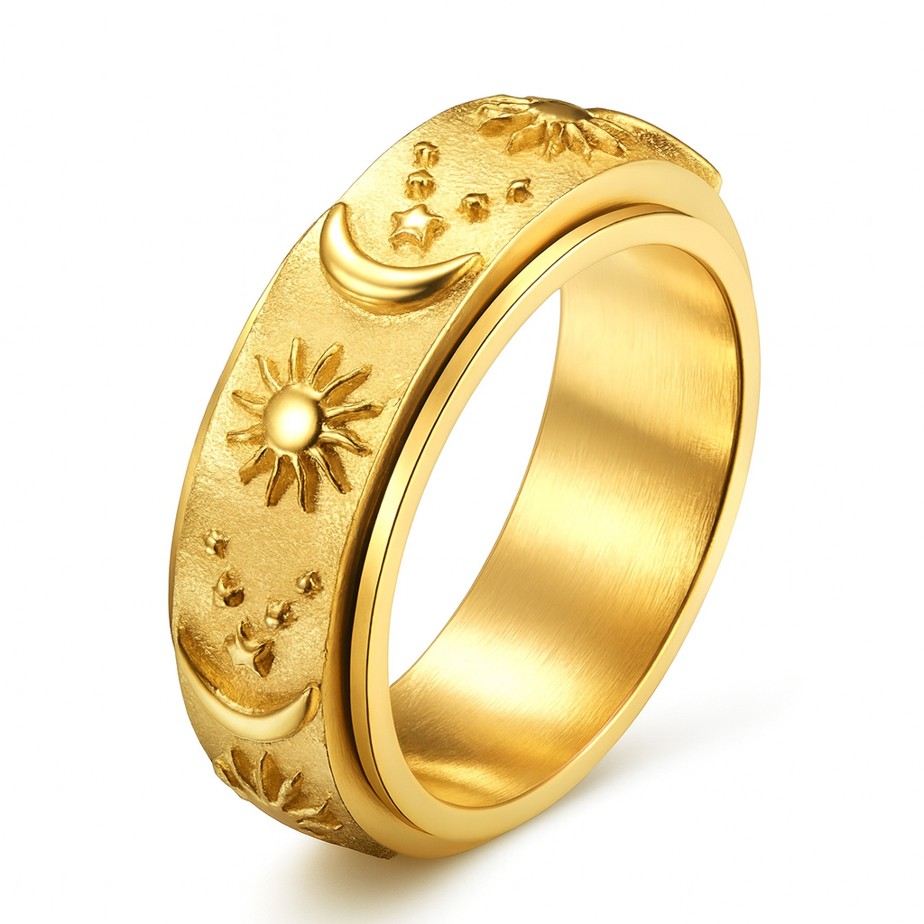 Celestial Harmony Spinner Ring