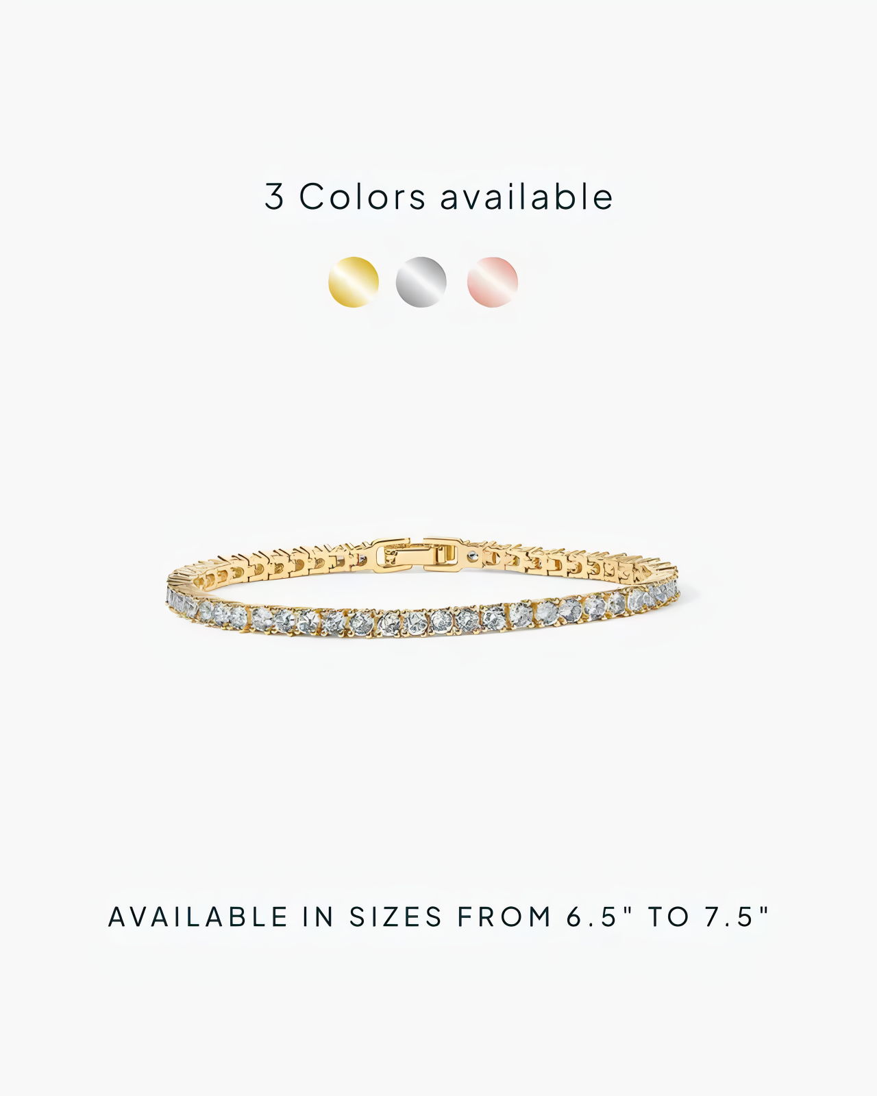 Aurora Tennis Bracelet