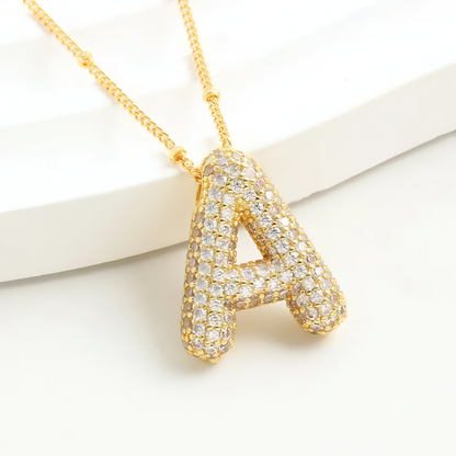 Bubble Letter Necklace