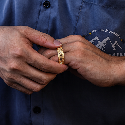 Celestial Harmony Spinner Ring