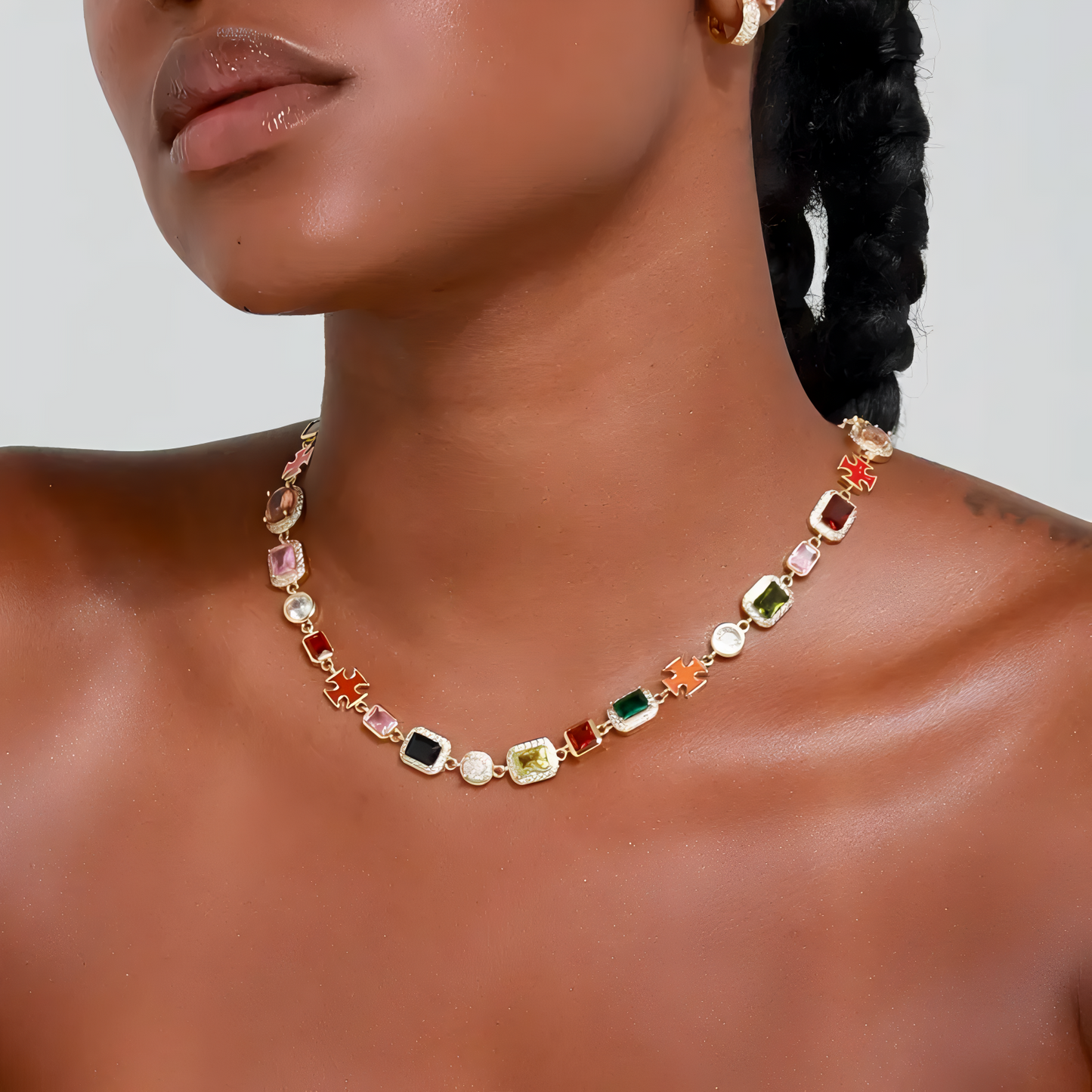 Celestia Gem Necklace (Unisex)