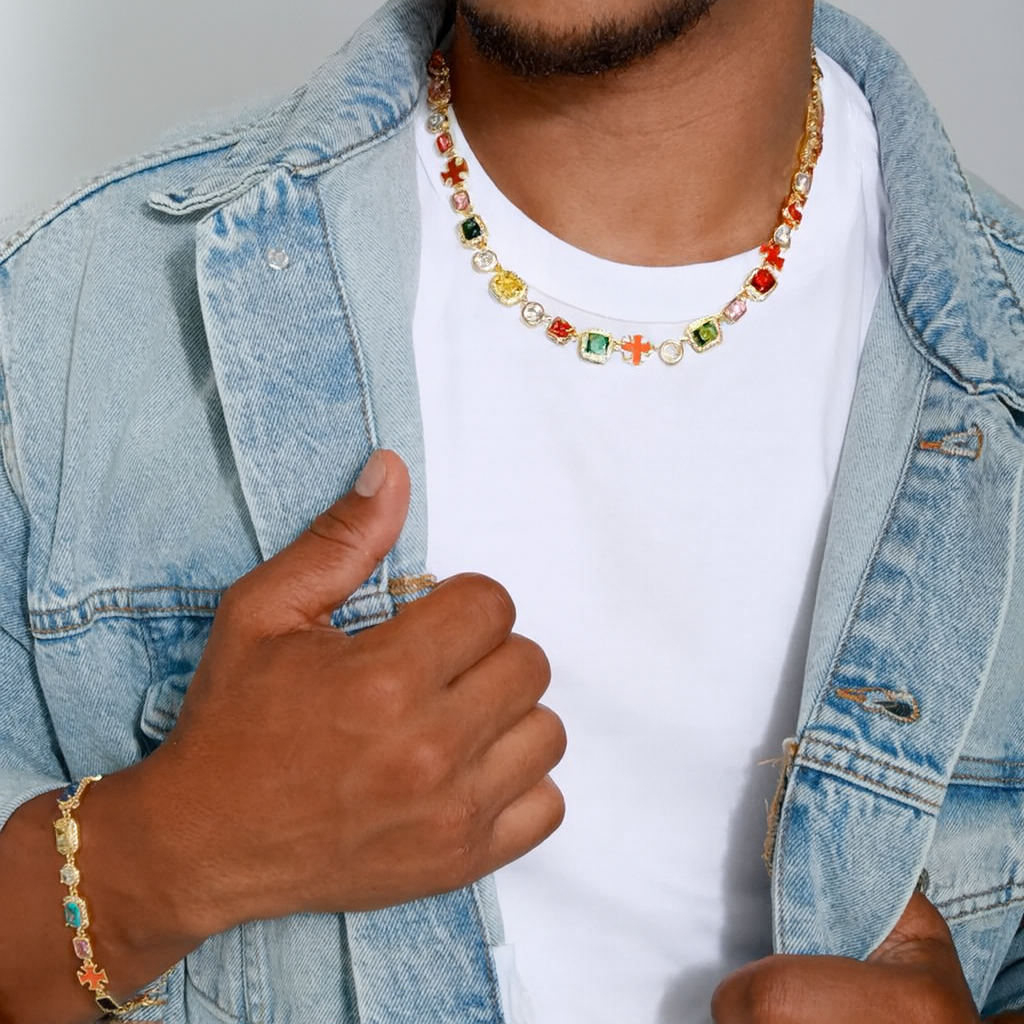 Celestia Gem Necklace (Unisex)