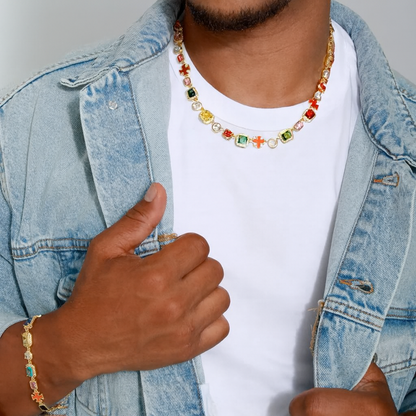 Celestia Gem Necklace (Unisex)