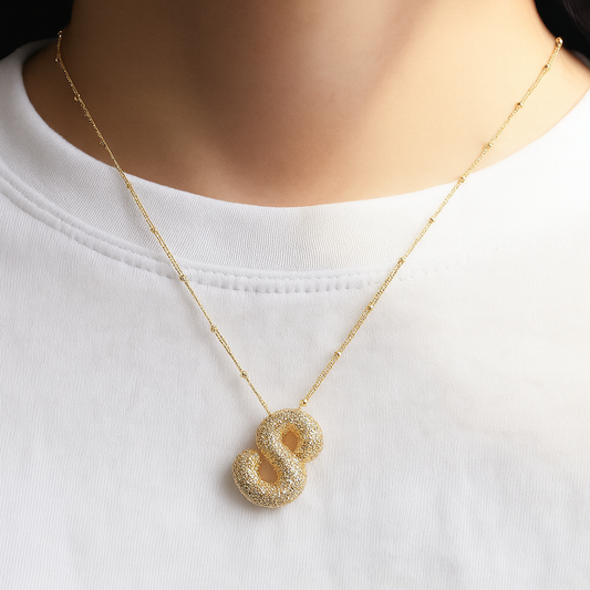 Bubble Letter Necklace