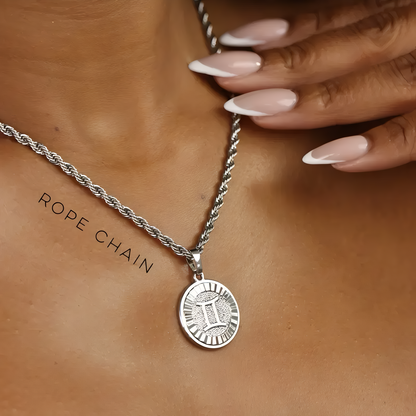 Celestial Zodiac Necklace (Unisex)