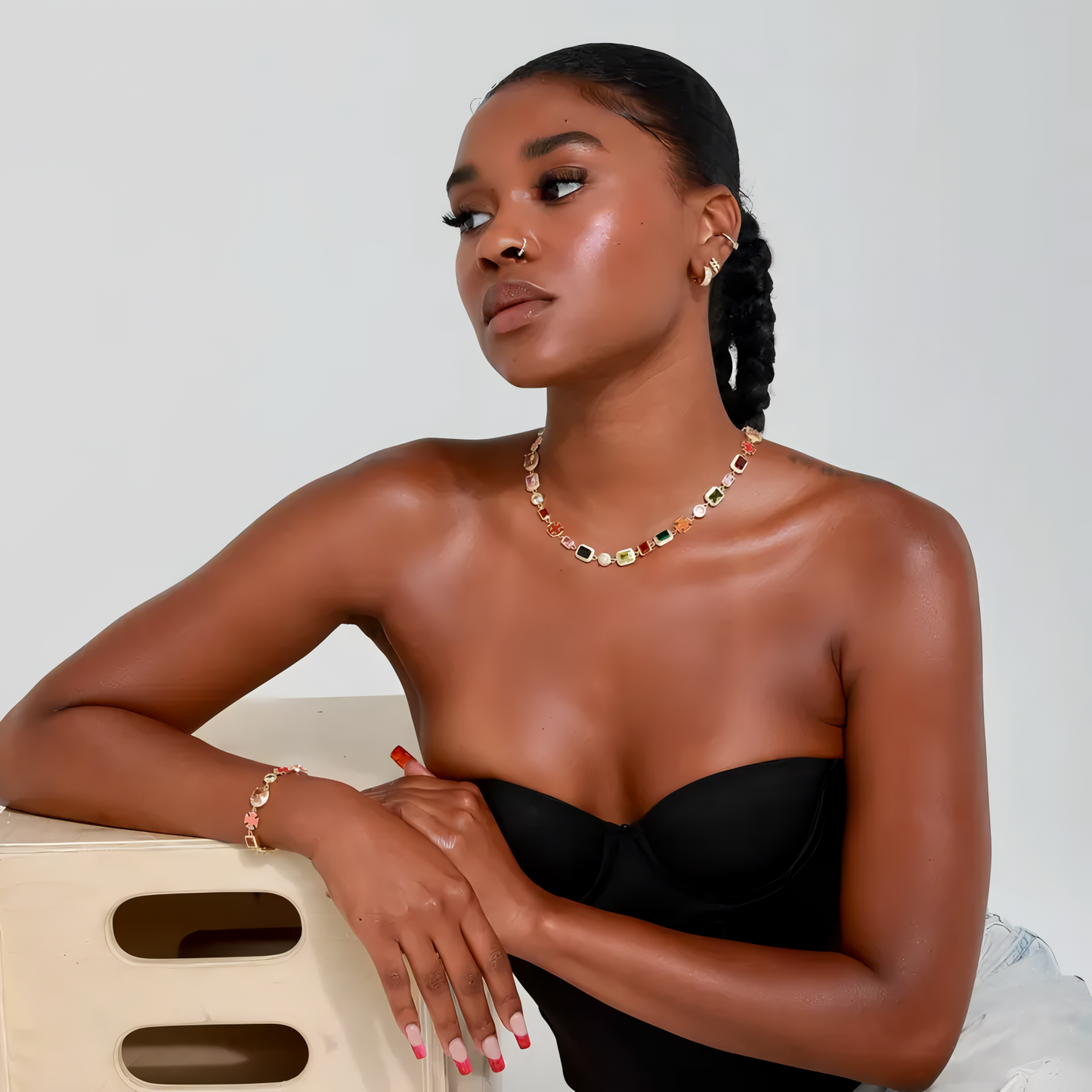 Celestia Gem Necklace (Unisex)