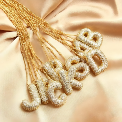 Bubble Letter Necklace