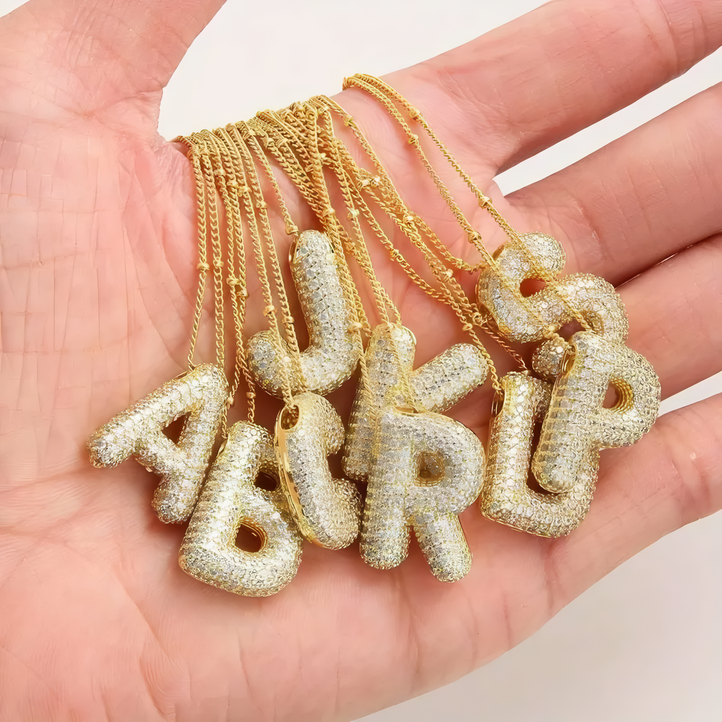 Bubble Letter Necklace