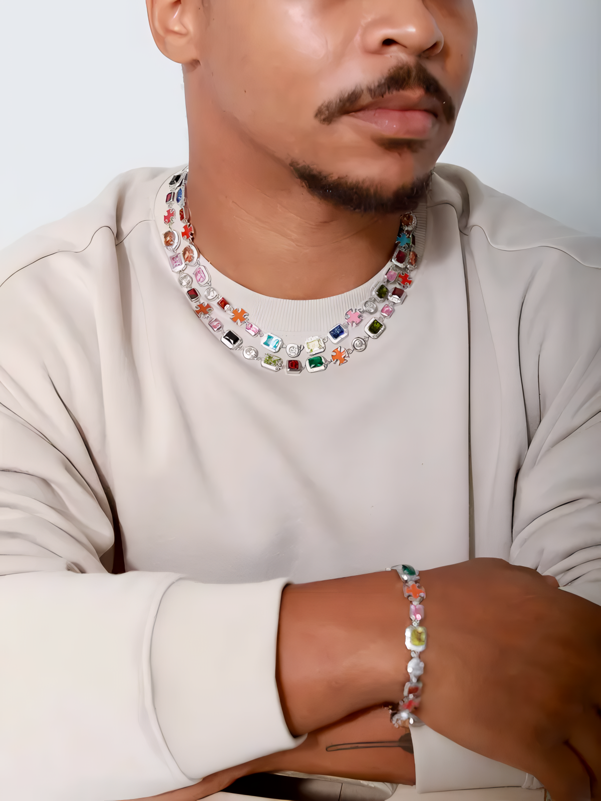 Celestia Gem Necklace (Unisex)