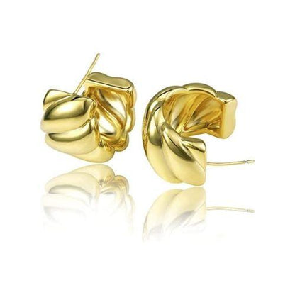 Chunky Thick Hoop Earrings