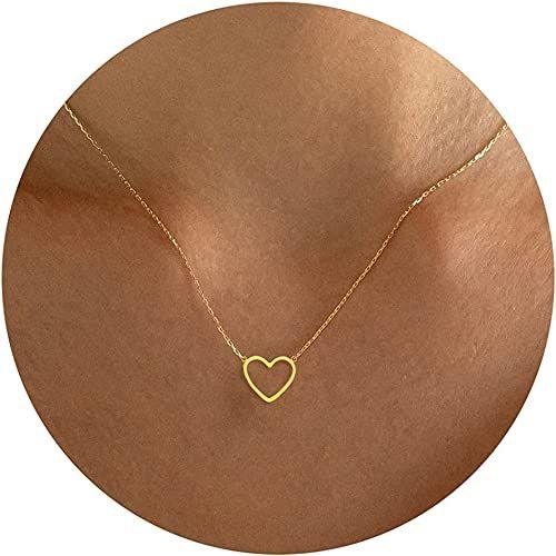 Cute Open Heart Necklace