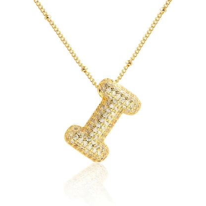 Bubble Letter Necklace