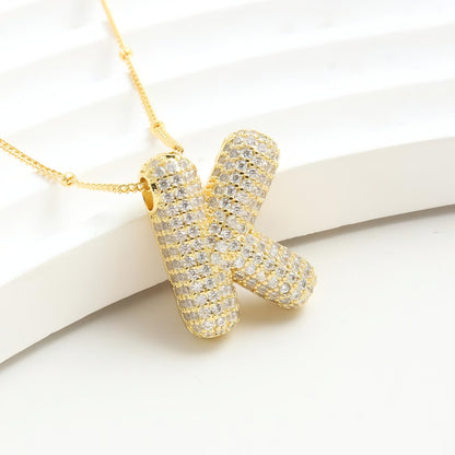 Bubble Letter Necklace