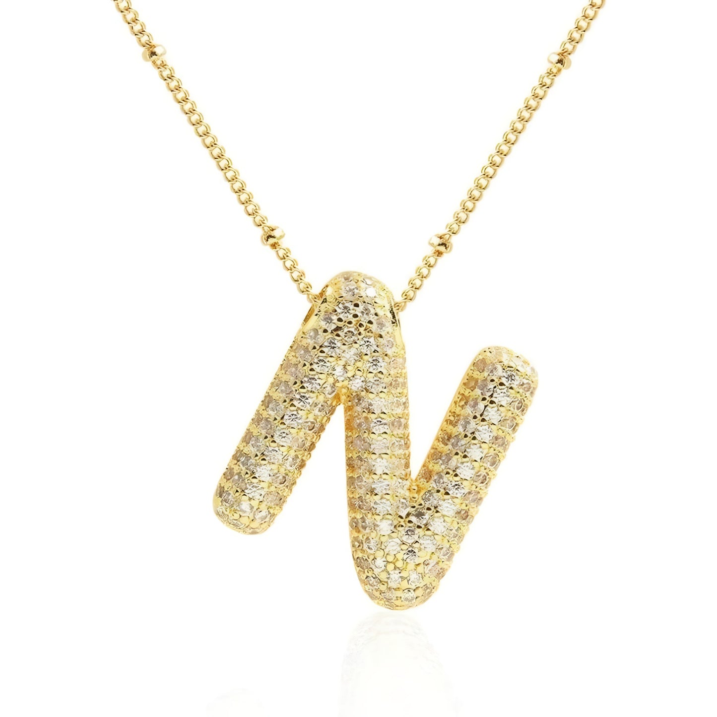 Bubble Letter Necklace