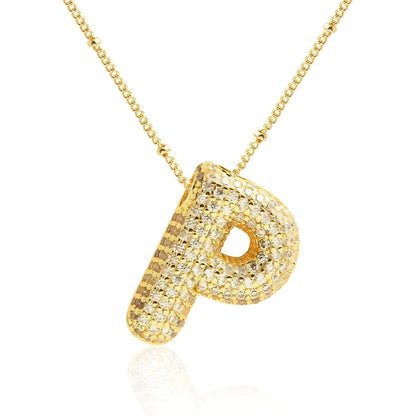 Bubble Letter Necklace