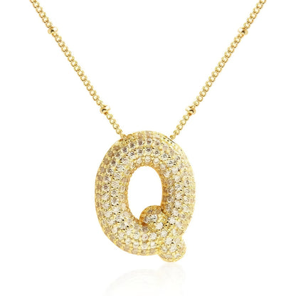 Bubble Letter Necklace