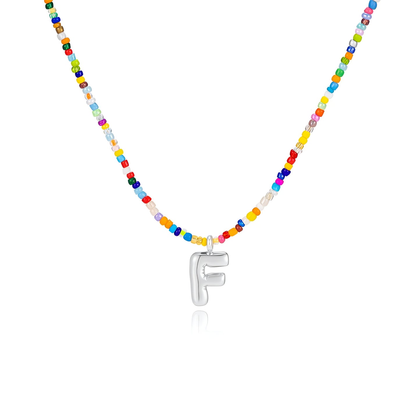 Boho Bloom Letter Necklace