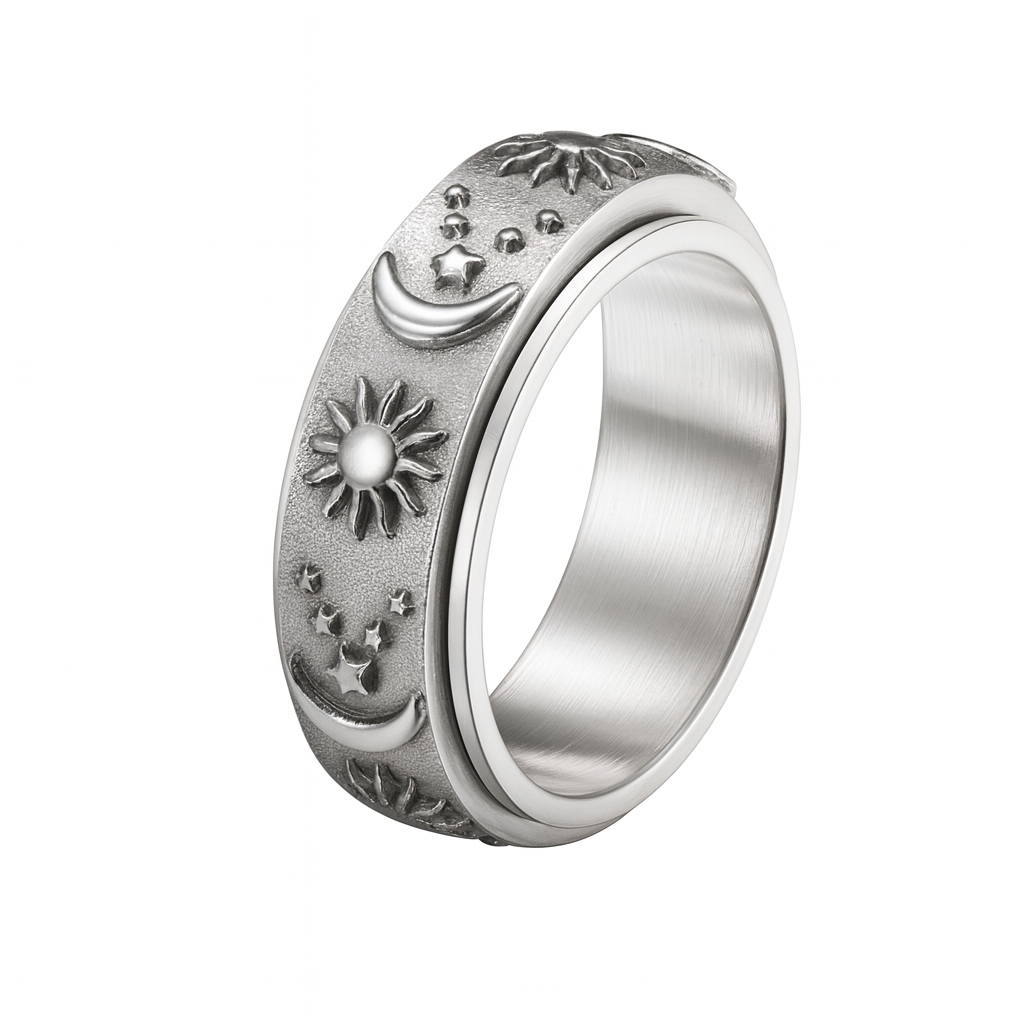 Celestial Harmony Spinner Ring