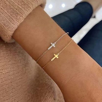 Simple Cross Bracelet