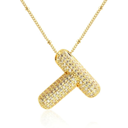 Bubble Letter Necklace