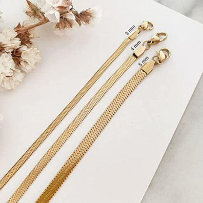 3mm Snake Chain Necklace