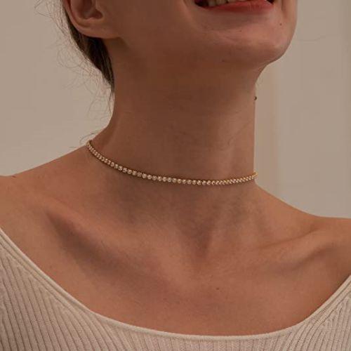Classic Tennis Choker Necklace