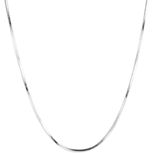 Dainty Flat Snake Chain Necklace