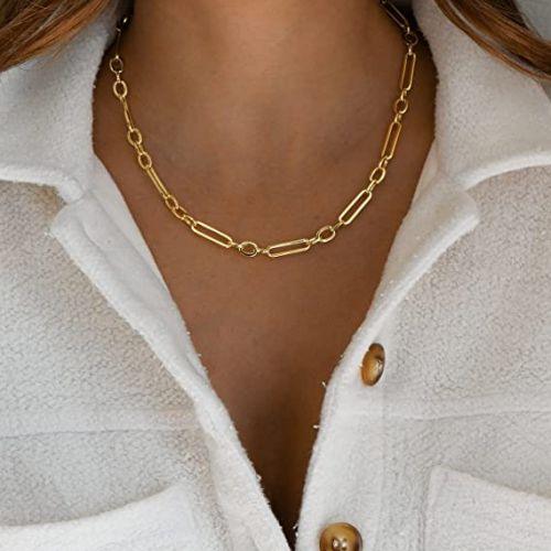 Paperclip Chain Necklace