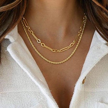Paperclip Chain Necklace