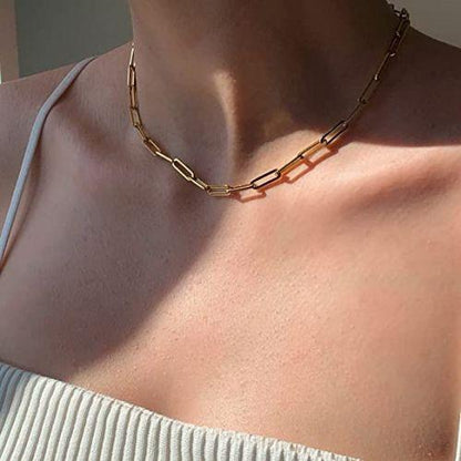 Paperclip Choker Necklace
