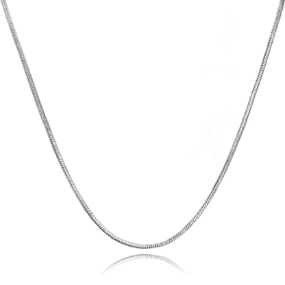 Thin Flat Snake Chain Necklace