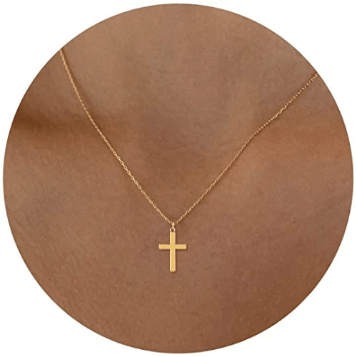 Small Cross Pendant Necklace
