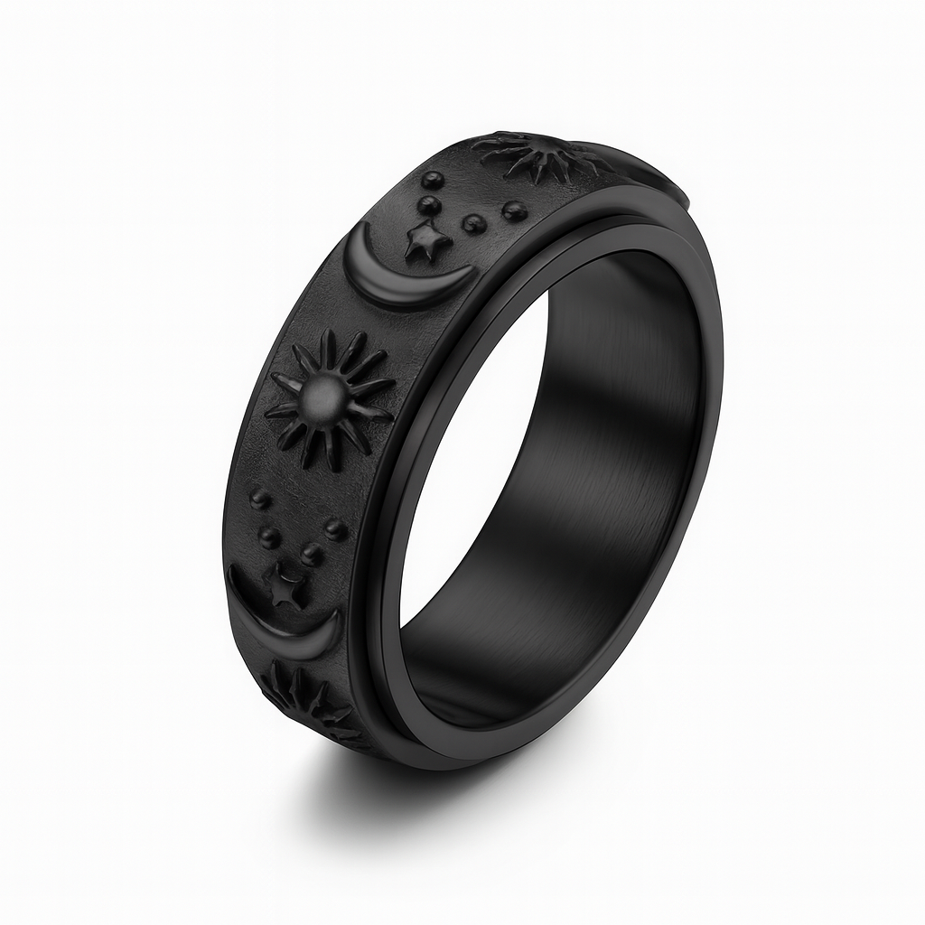 Celestial Harmony Spinner Ring