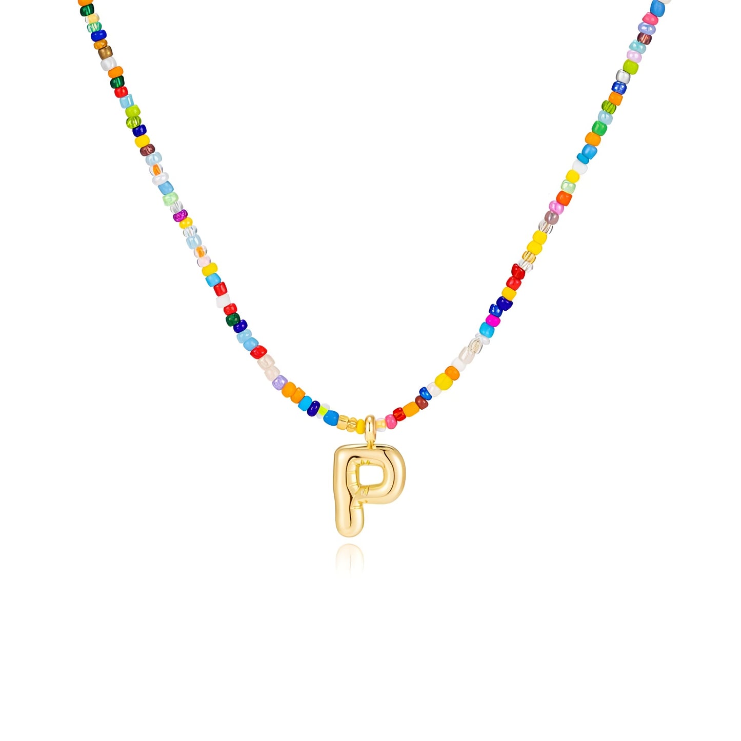 Boho Bloom Letter Necklace