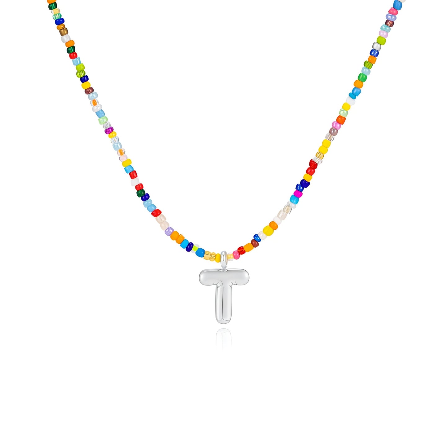 Boho Bloom Letter Necklace