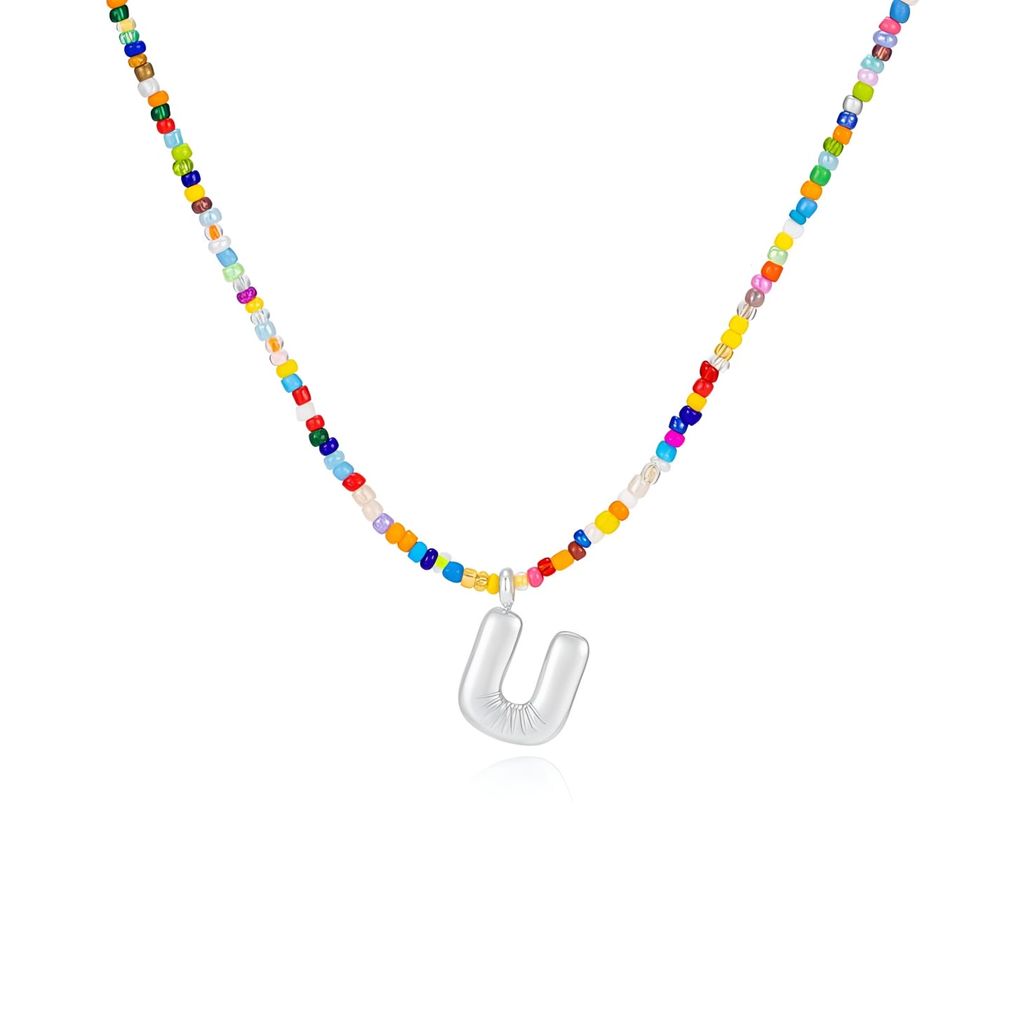 Boho Bloom Letter Necklace