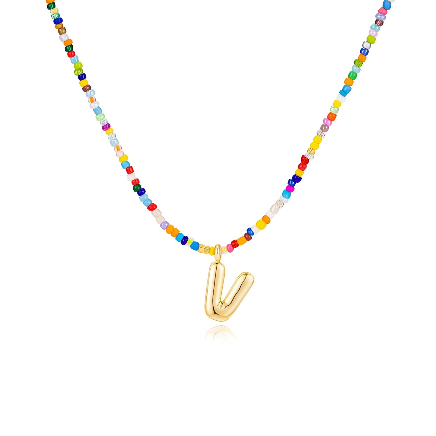 Boho Bloom Letter Necklace