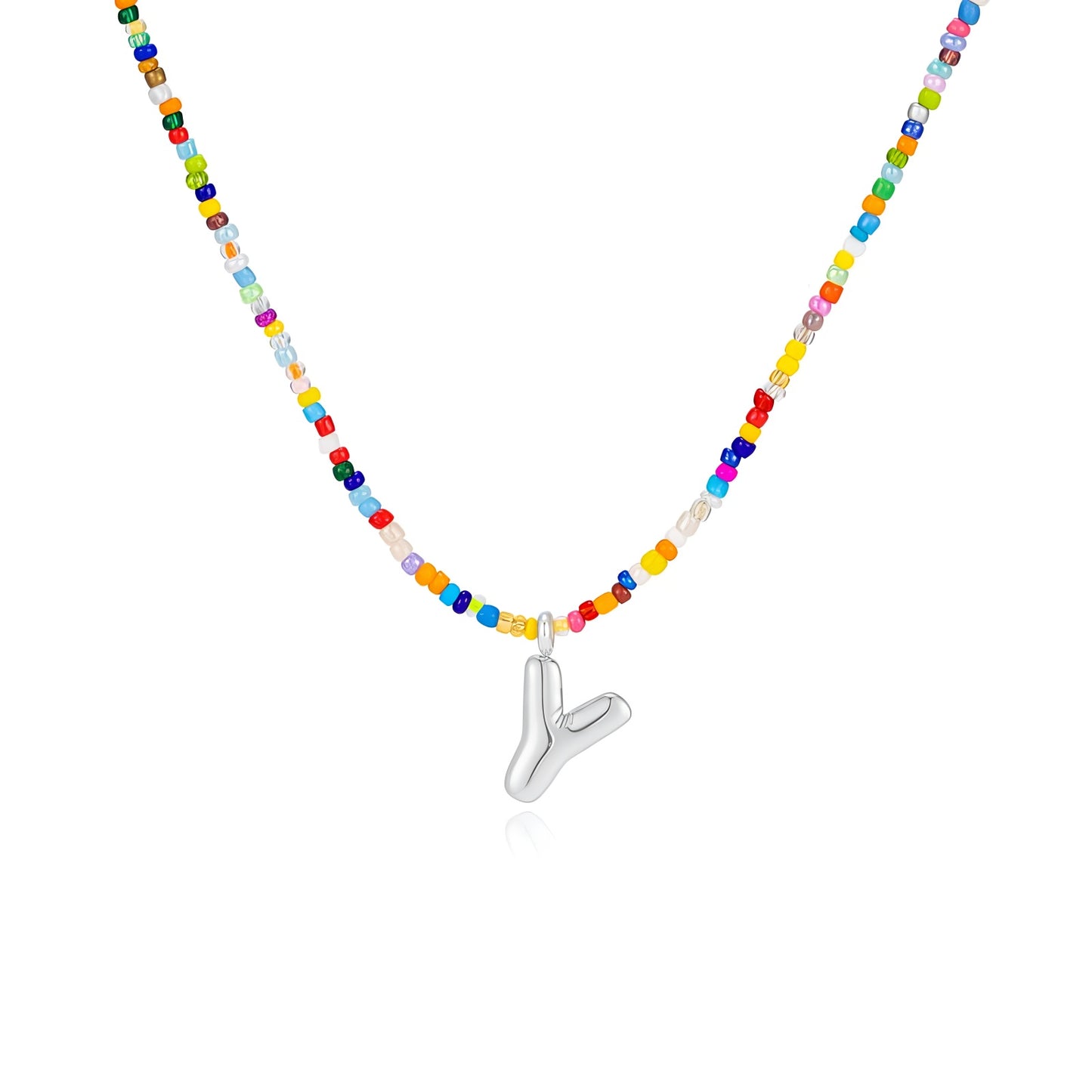 Boho Bloom Letter Necklace